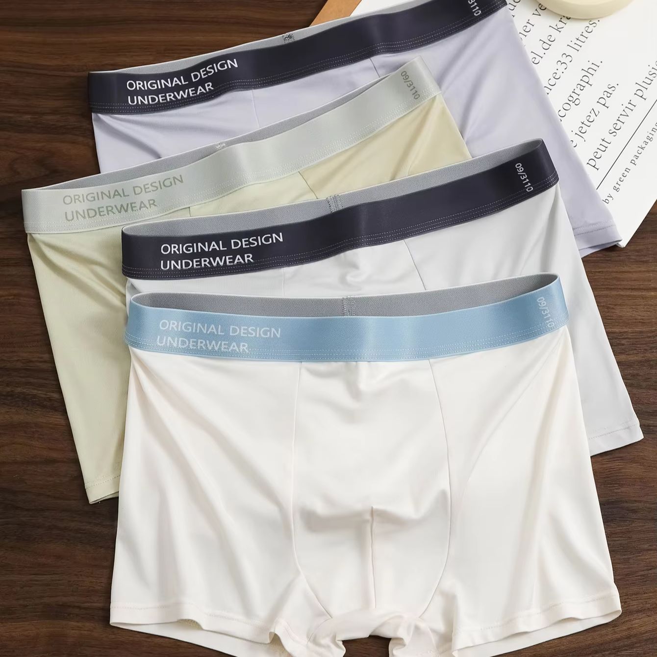 Multi Pack Underwear - 남성용 새로운 스타일 속옷 4팩, 부드럽고