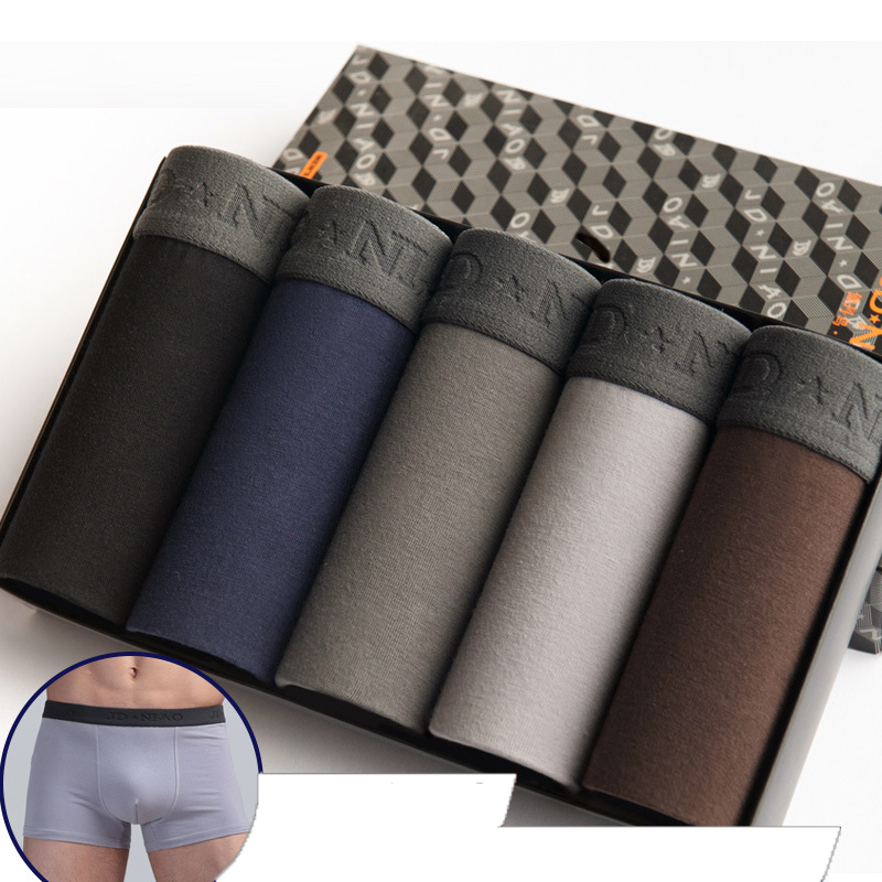 Boxer Brief Pack Cotton - 편안한 통기성 남성 속옷, 코튼 복서