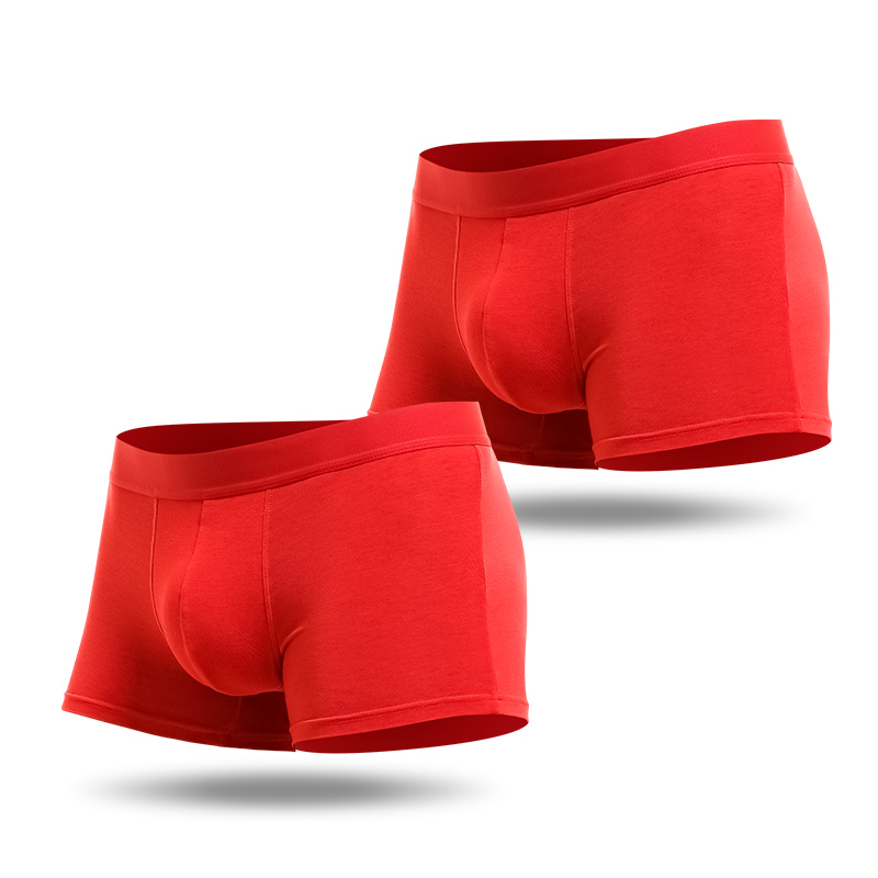 남성 속옷, 남성용 사각팬티, 돼지띠의 해를 위한 빨간 - Boxer Shorts Modal 리뷰 및 가격