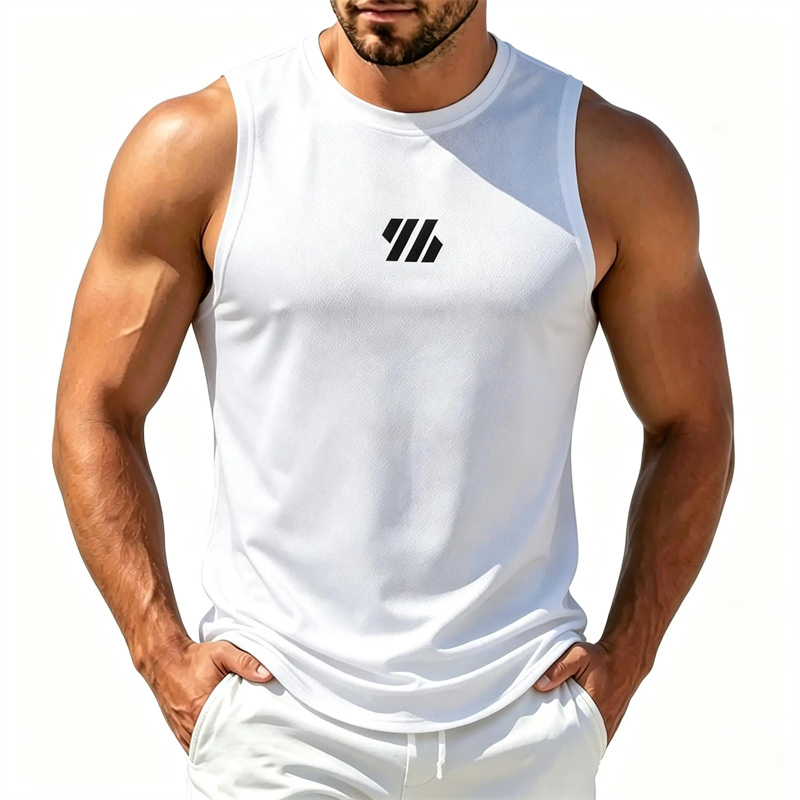 남성 피트니스 러닝 탱크탑 스포츠웨어 민소매 셔츠 남성 - Sleeveless Undershirt 리뷰 및 가격