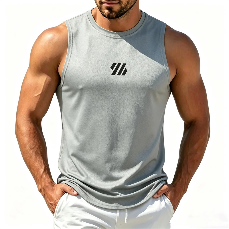 남성 피트니스 러닝 탱크탑 스포츠웨어 민소매 셔츠 남성 - Sleeveless Undershirt 리뷰 및 가격