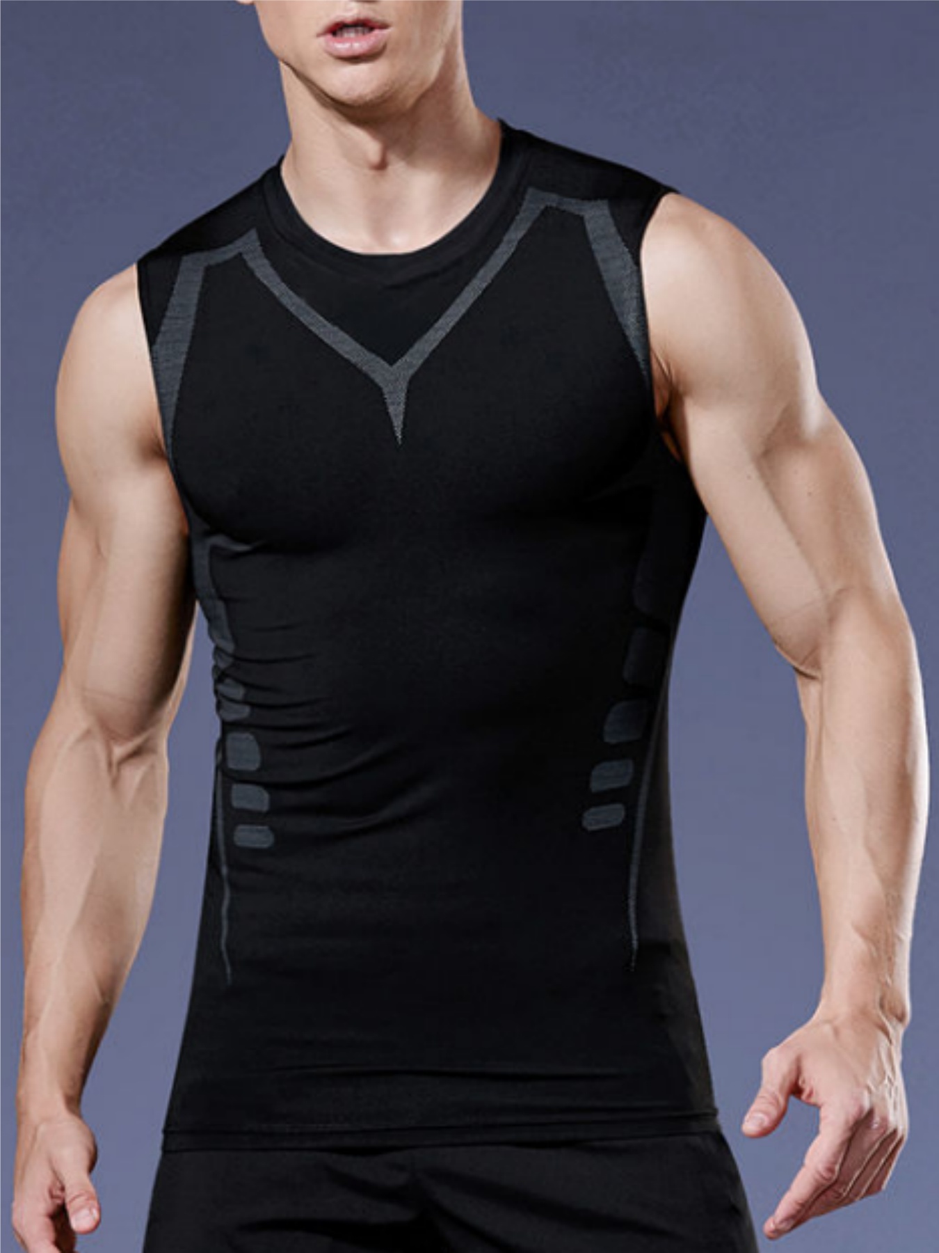 남성용 꽉 조끼 압축 셔츠 통기성 빠른 건조 탑 스포츠 - T Shirt Tight Fit 리뷰 및 가격
