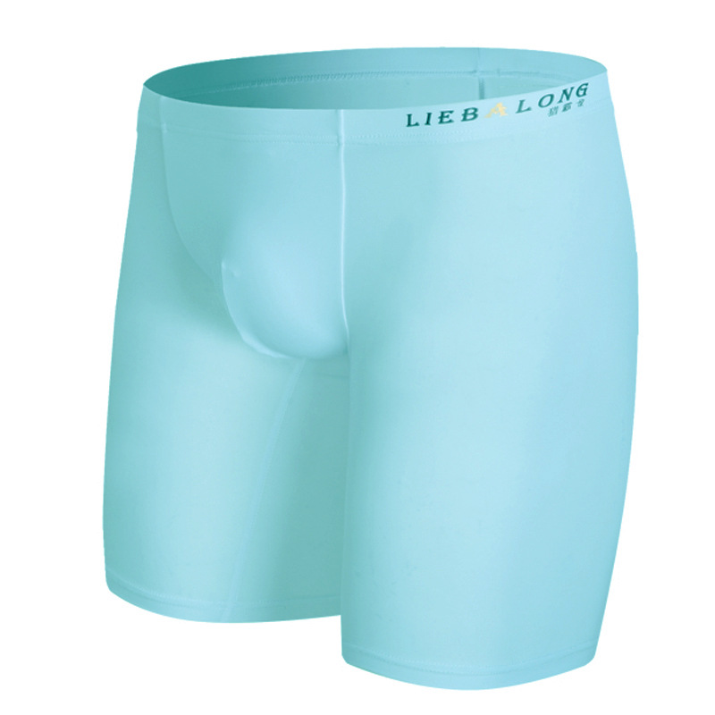 남성 트렁크 긴 다리 복서 반바지 파우치 속옷, 아이스 - Long Leg Trunk Men 리뷰 및 가격