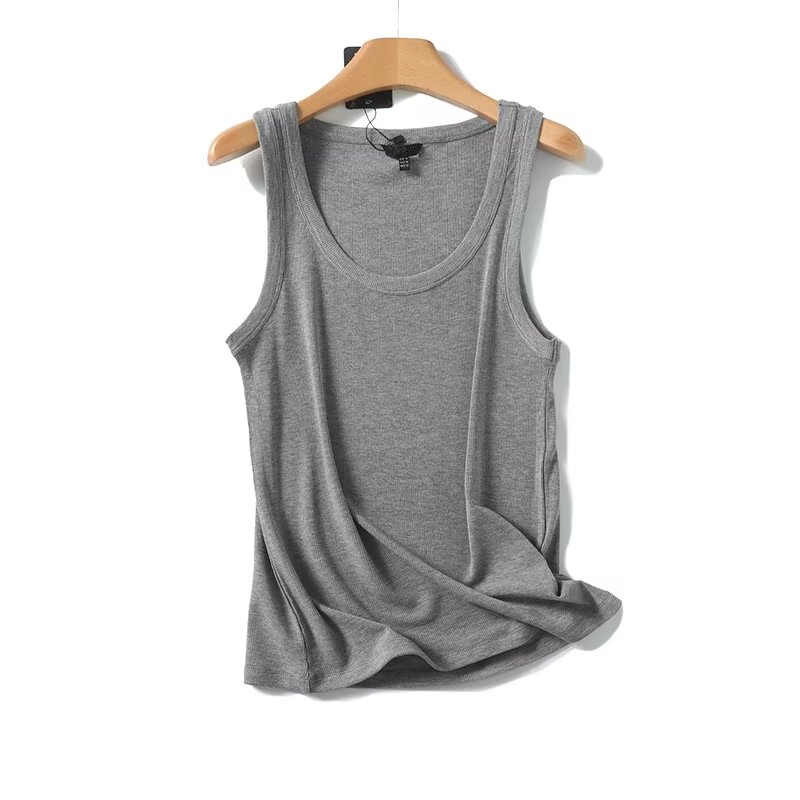Maxdutti 여성용 단색 슬림핏 티셔츠, 북유럽 미 - Tank Top Ribbed 리뷰 및 가격