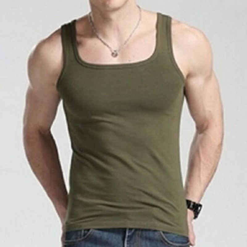 남성 스포츠 조끼 민소매 스퀘어 넥 보디 빌딩 탱크 탑 - Sleeveless Undershirt 리뷰 및 가격