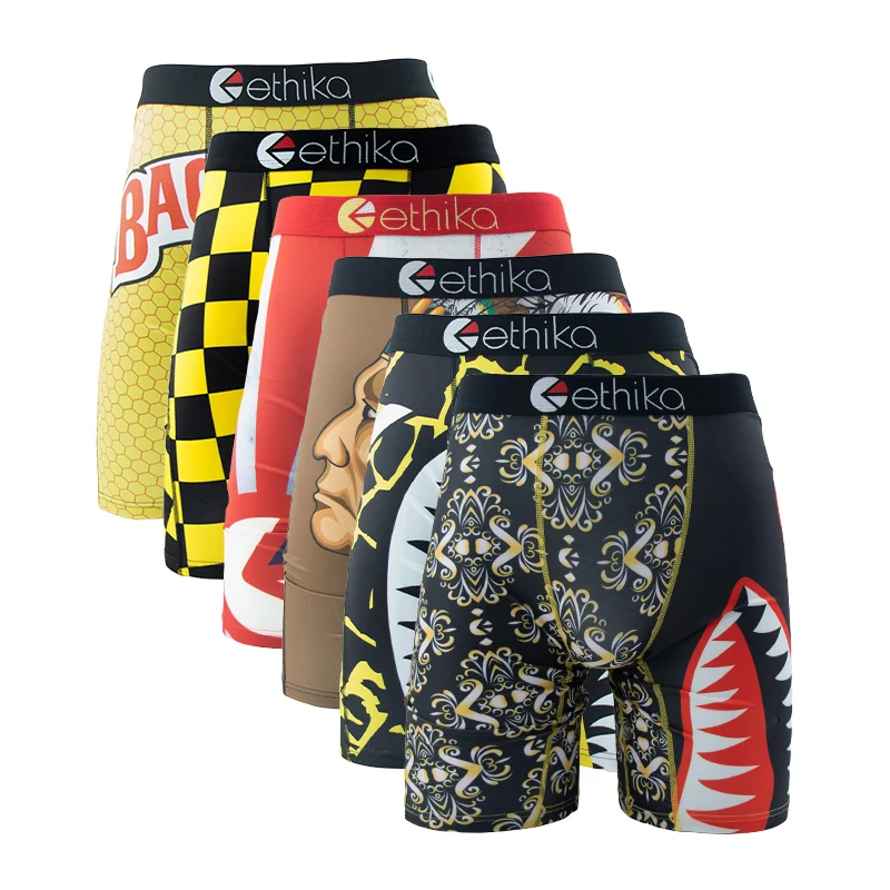 ETHIKA 6Pcs 남성 속옷 복서 통기성 남자 수영 - Trunk Breathable Men 리뷰 및 가격