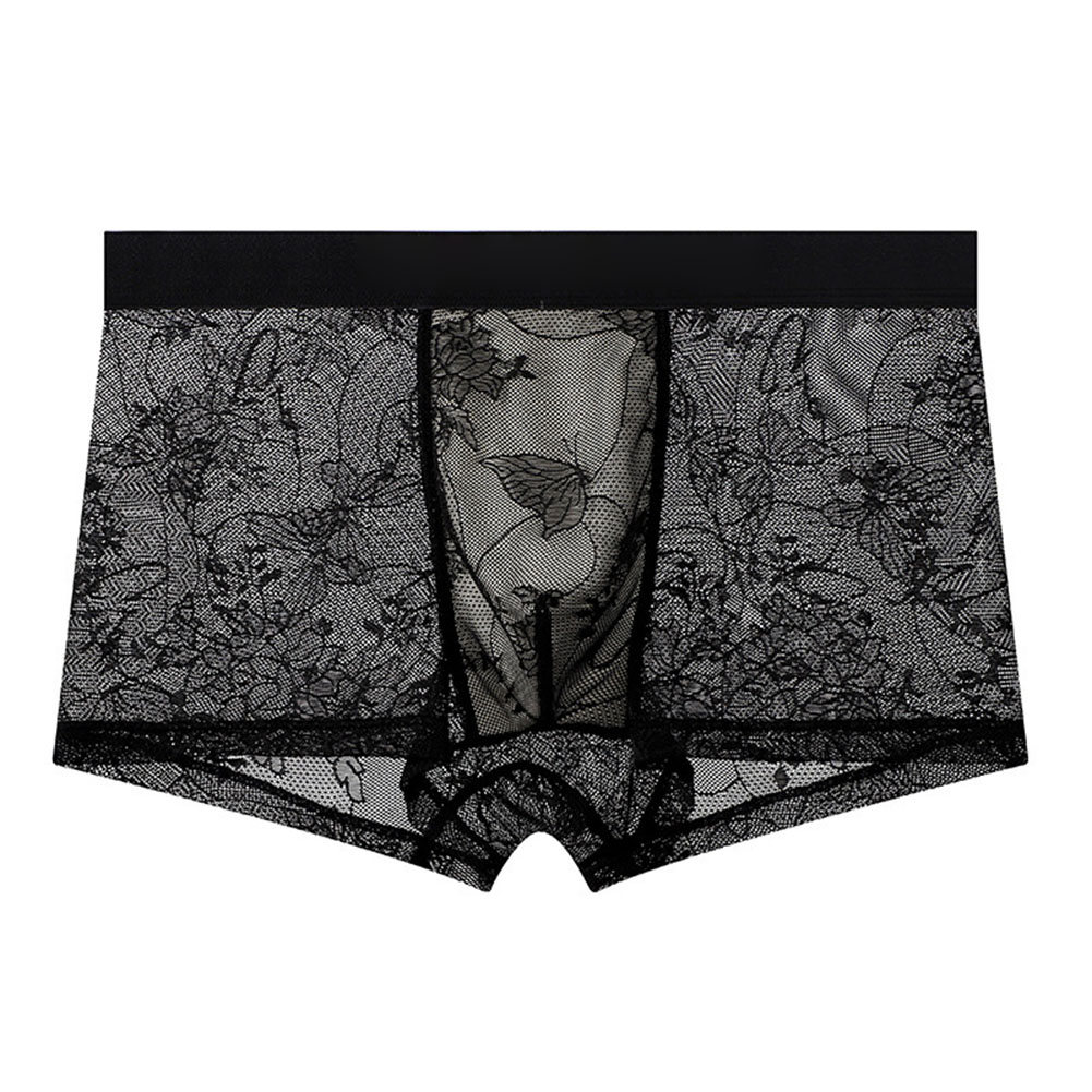 남성용 아이스 실크 메쉬 레이스 팬티 볼륨 파우치 속옷 - Pouch Boxer Pouch 리뷰 및 가격