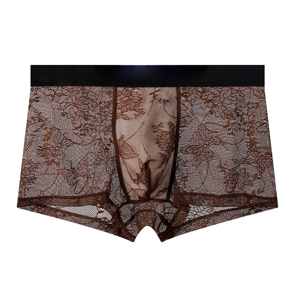 남성용 아이스 실크 메쉬 레이스 팬티 볼륨 파우치 속옷 - Pouch Boxer Pouch 리뷰 및 가격