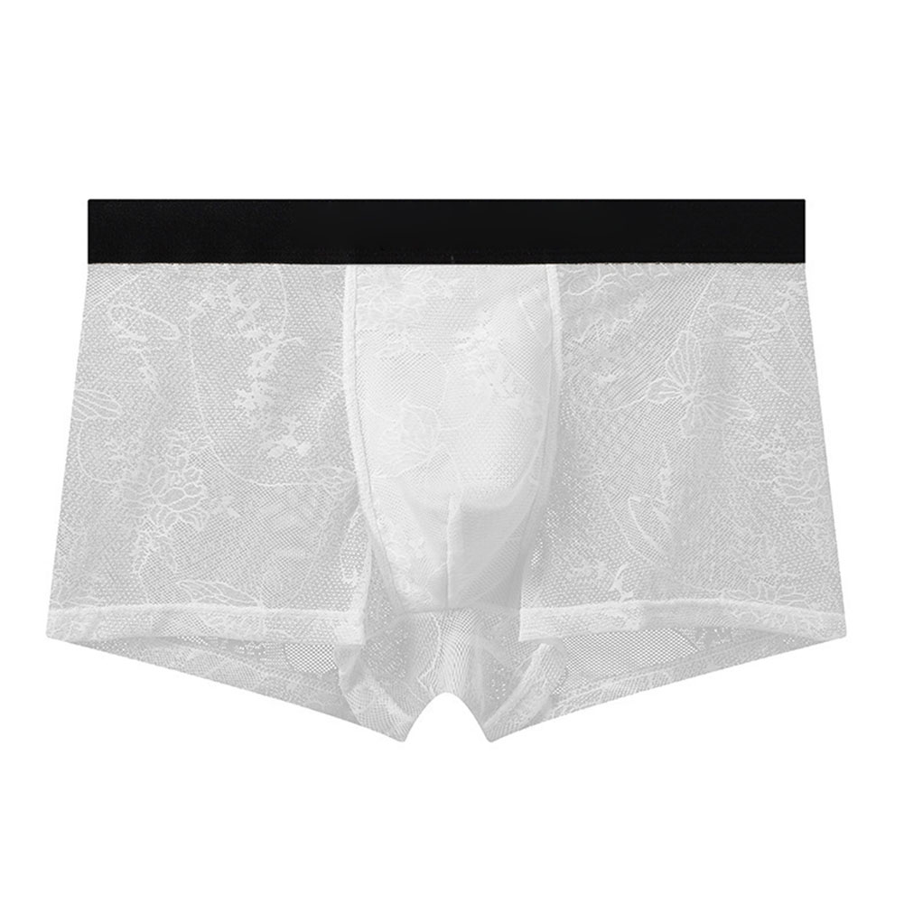 남성용 아이스 실크 메쉬 레이스 팬티 볼륨 파우치 속옷 - Pouch Boxer Pouch 리뷰 및 가격
